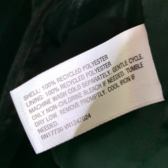 NWT a new day Women's Dark Green Velvet Blazer Jacket Size Large NEW - Picture 7 of 7